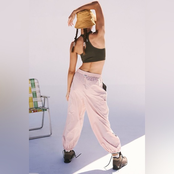 Free People Movement Three Pointer Track Pants with Full Side Zippers - Picture 3 of 10